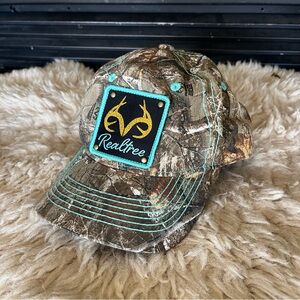Realtree turquoise Edge camouflage camo hat
